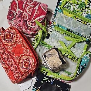 Lot of 5 Vera Bradley bags and ID case